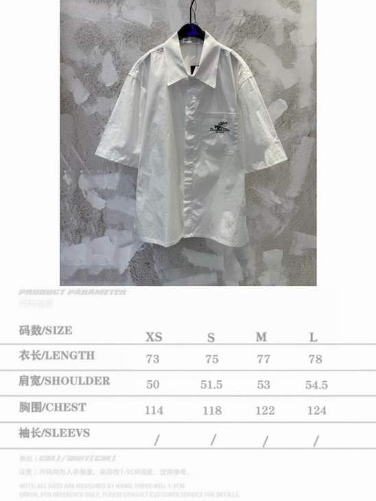 Dior Shirts Short _SKUDiorXS-Lxetr20828303